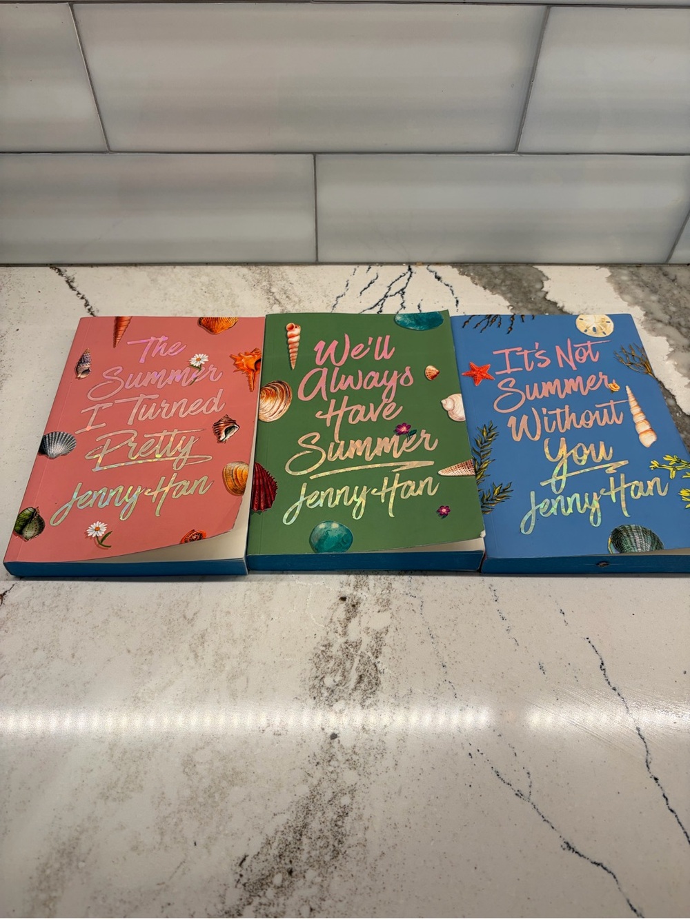 Jenny Han Summer Trilogy Set - Pink, Green, Blue Covers